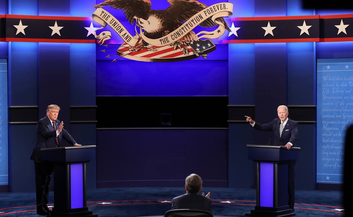 Comisión de debates tomará "medidas", tras caótico encuentro entre Trump y  Biden