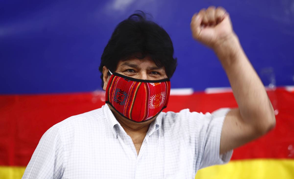 Evo Morales insta a todos a respetar los resultados electorales en Bolivia