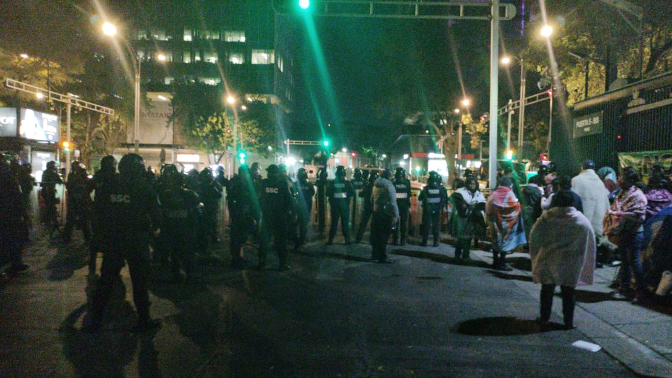 Photo of Informar la presencia de la policía antidisturbios en la protesta de las víctimas del Senado