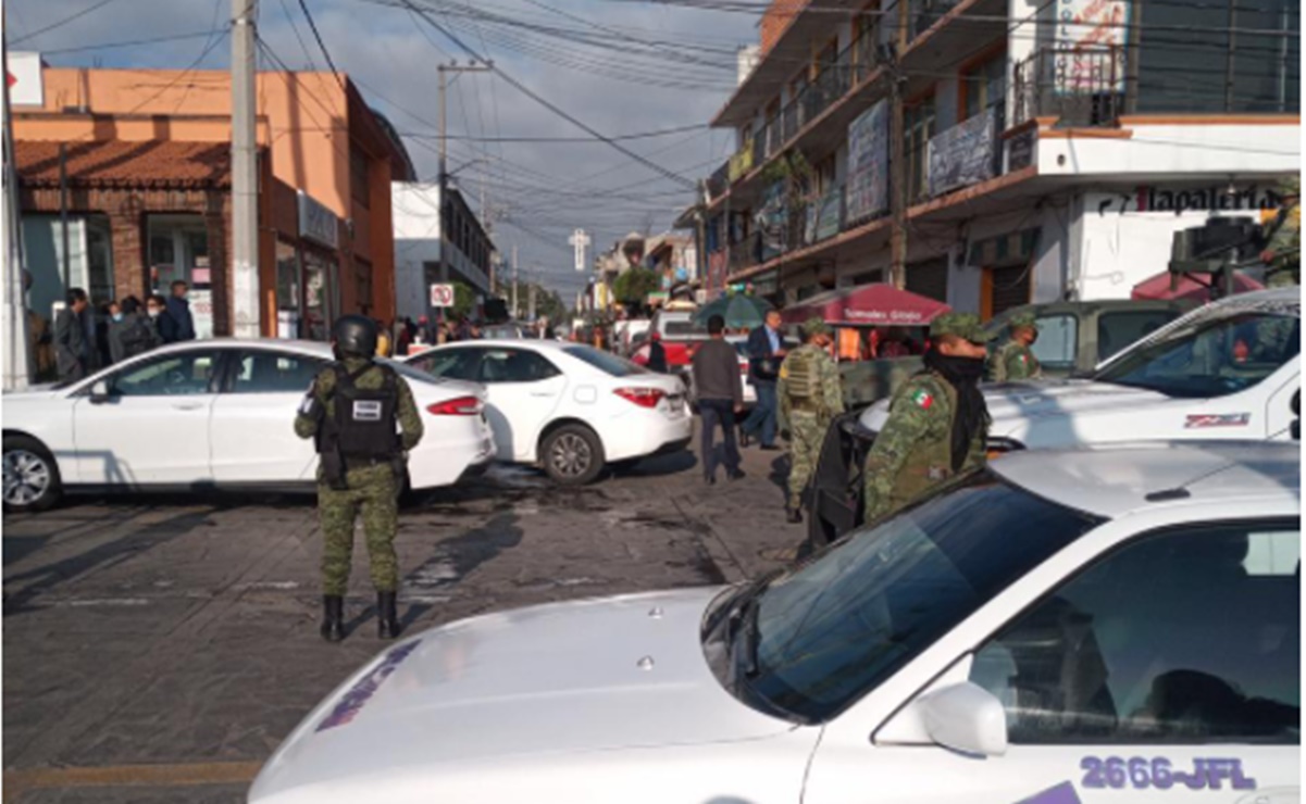 Policías municipales impiden diligencia por posible secuestro en Teoloyucan