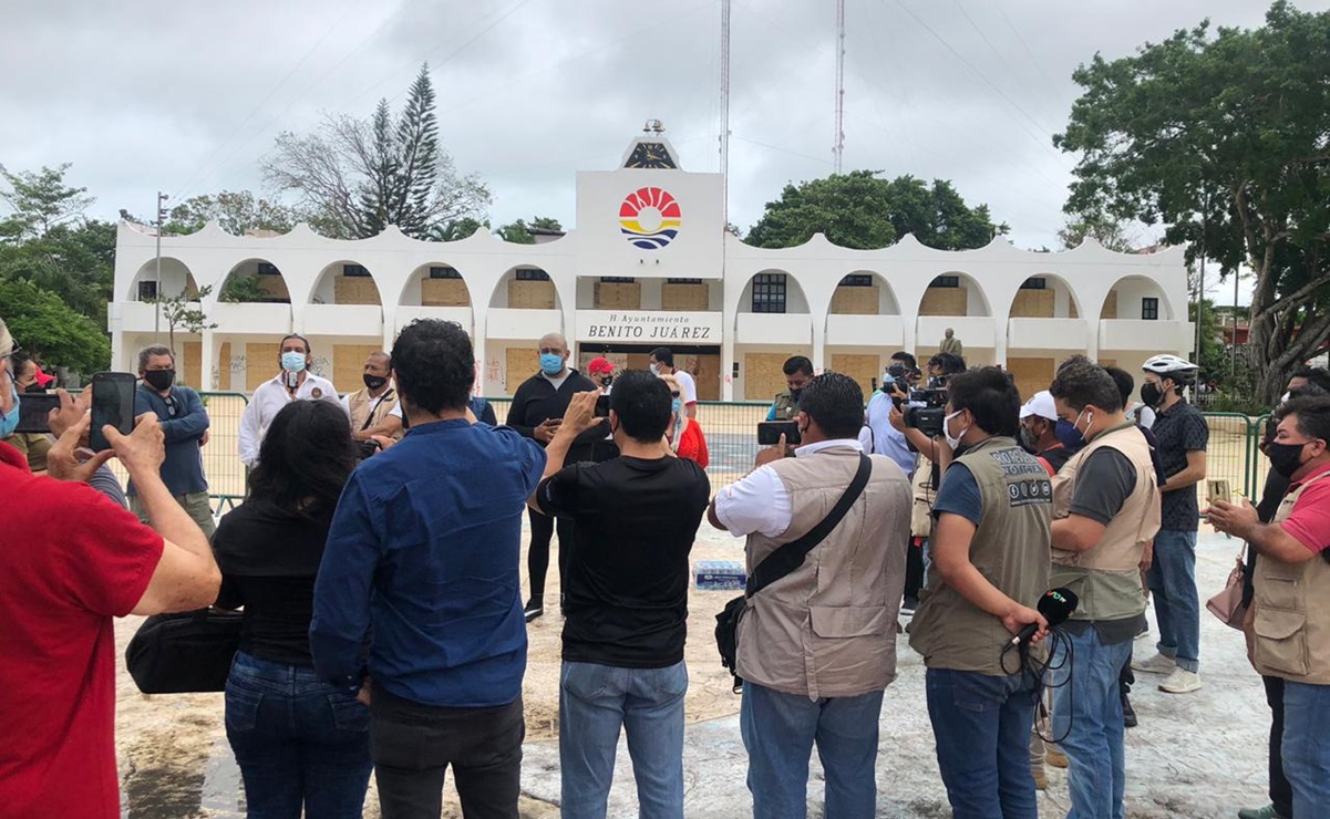 Periodistas exigen esclarecimiento sobre actuación de policía durante protesta en Cancún
