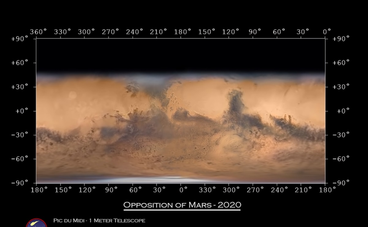 Photo of Crean el mapa más nítido de Marte con imágenes tomadas en la Tierra