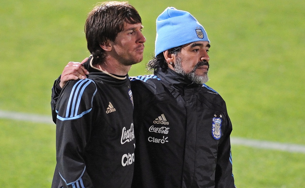 Diego Armando Maradona, 'Me encantaría que Messi fuese mejor que yo'