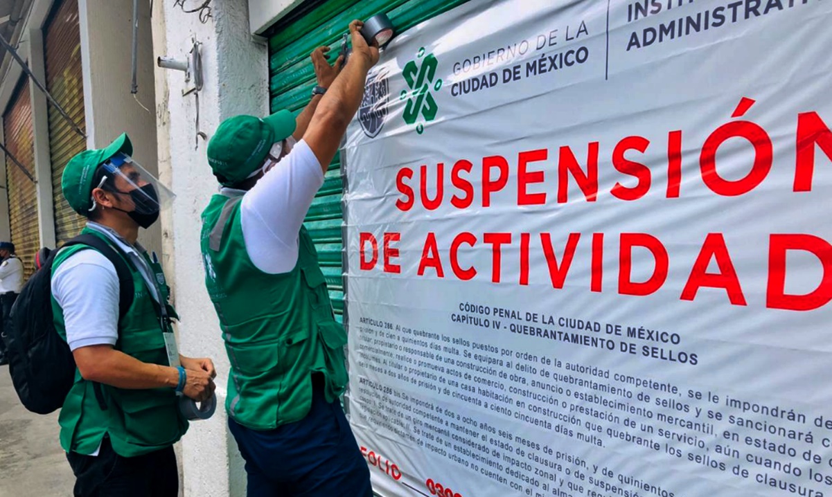 Invea suspende 373 establecimientos mercantiles durante emergencia sanitaria por Covid