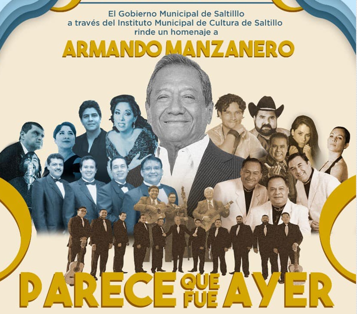 Gobierno de Saltillo rinde homenaje a Manzanero