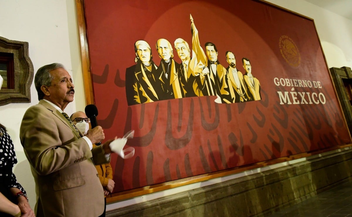Alcalde de Culiacán devela mural con la imagen de AMLO