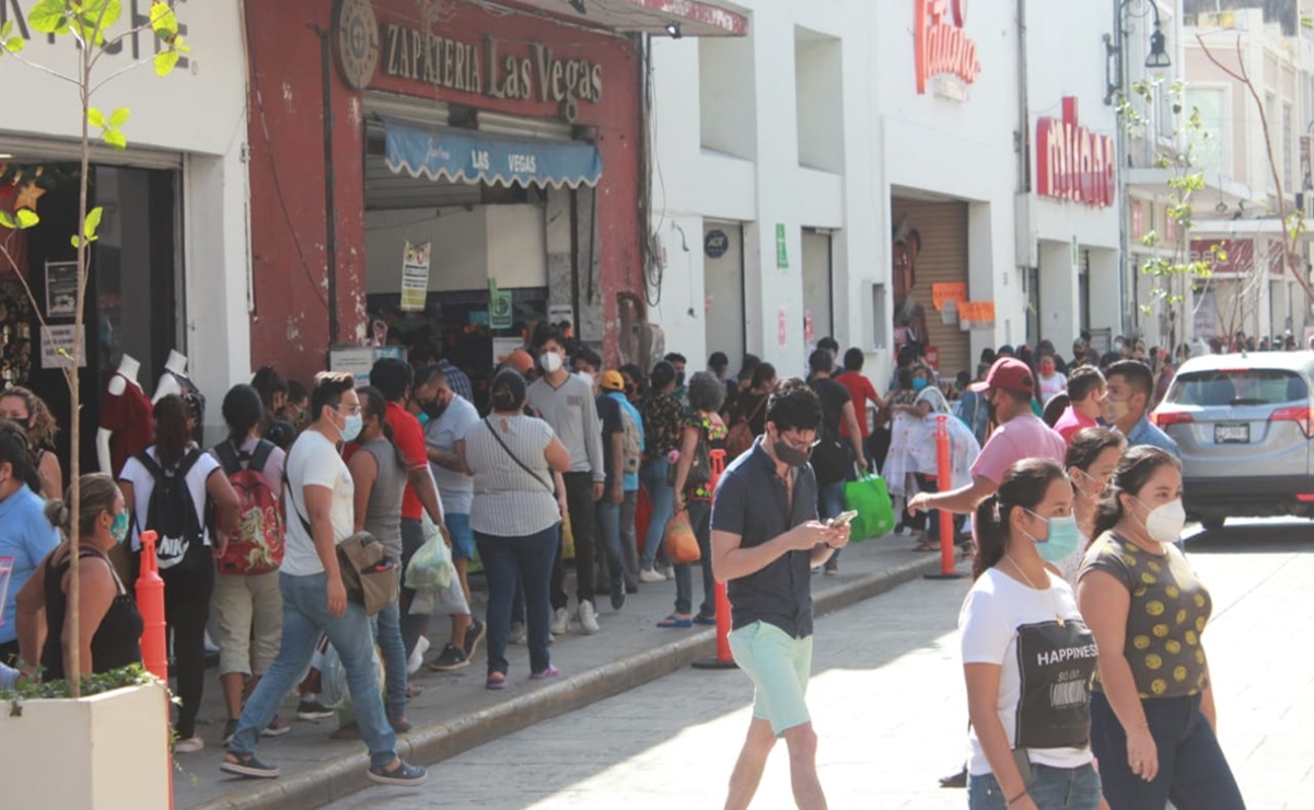Yucatán reporta elevada movilidad y pocas medidas sanitarias por Covid-19