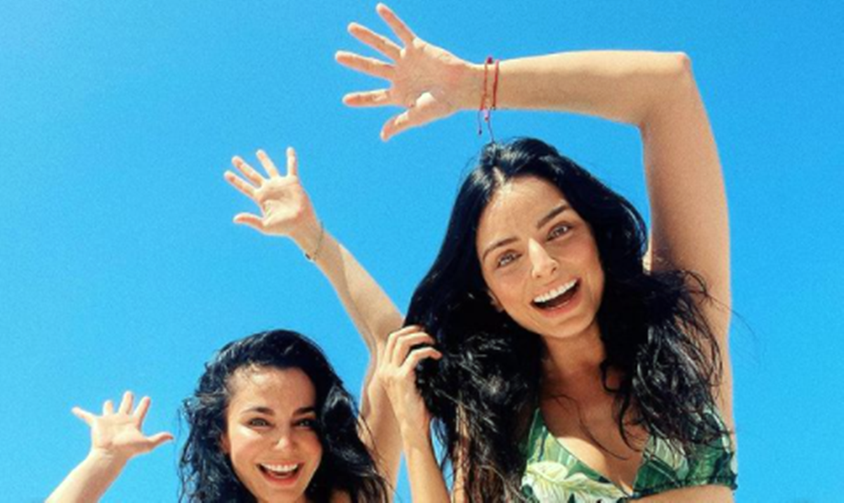 Aislinn Derbez and Martha Higareda share photos in bikinis