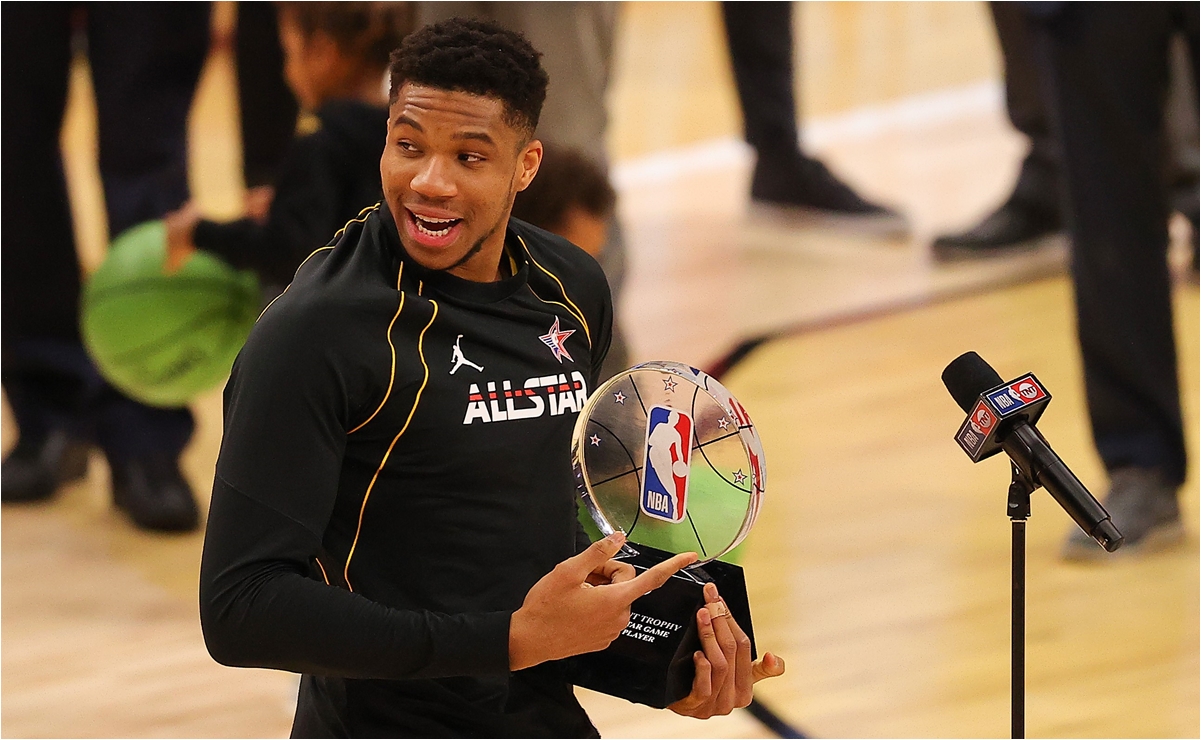 NBA Juego de las Estrellas: Antetokounmpo elegido por primera vez MVP