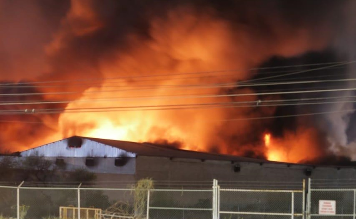 Se incendian bodegas en Hermosillo; dos de ellas del INE