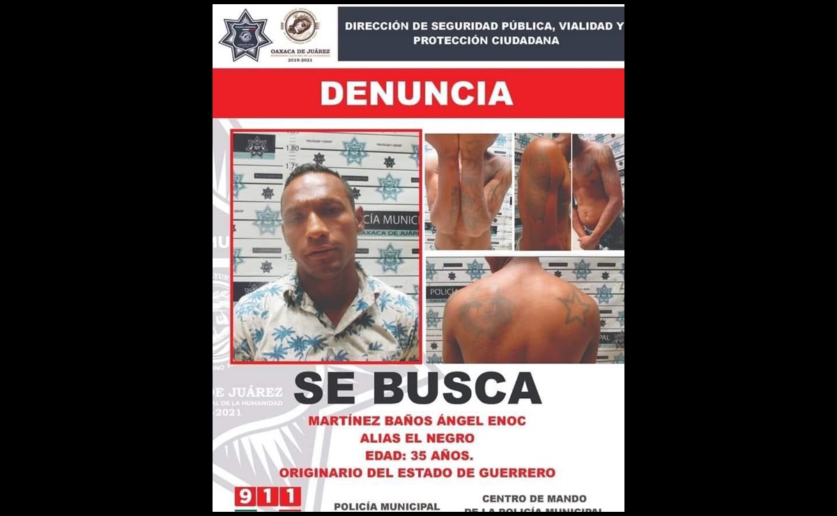 A merchant beat a municipal inspector in Oaxaca de Juárez to death