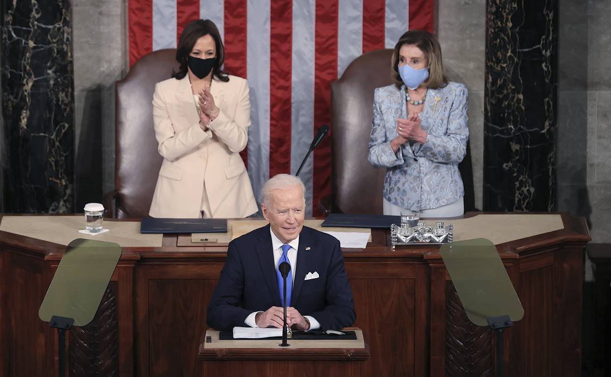 Minuto a minuto. Primer discurso de Biden ante el Congreso de Estados Unidos