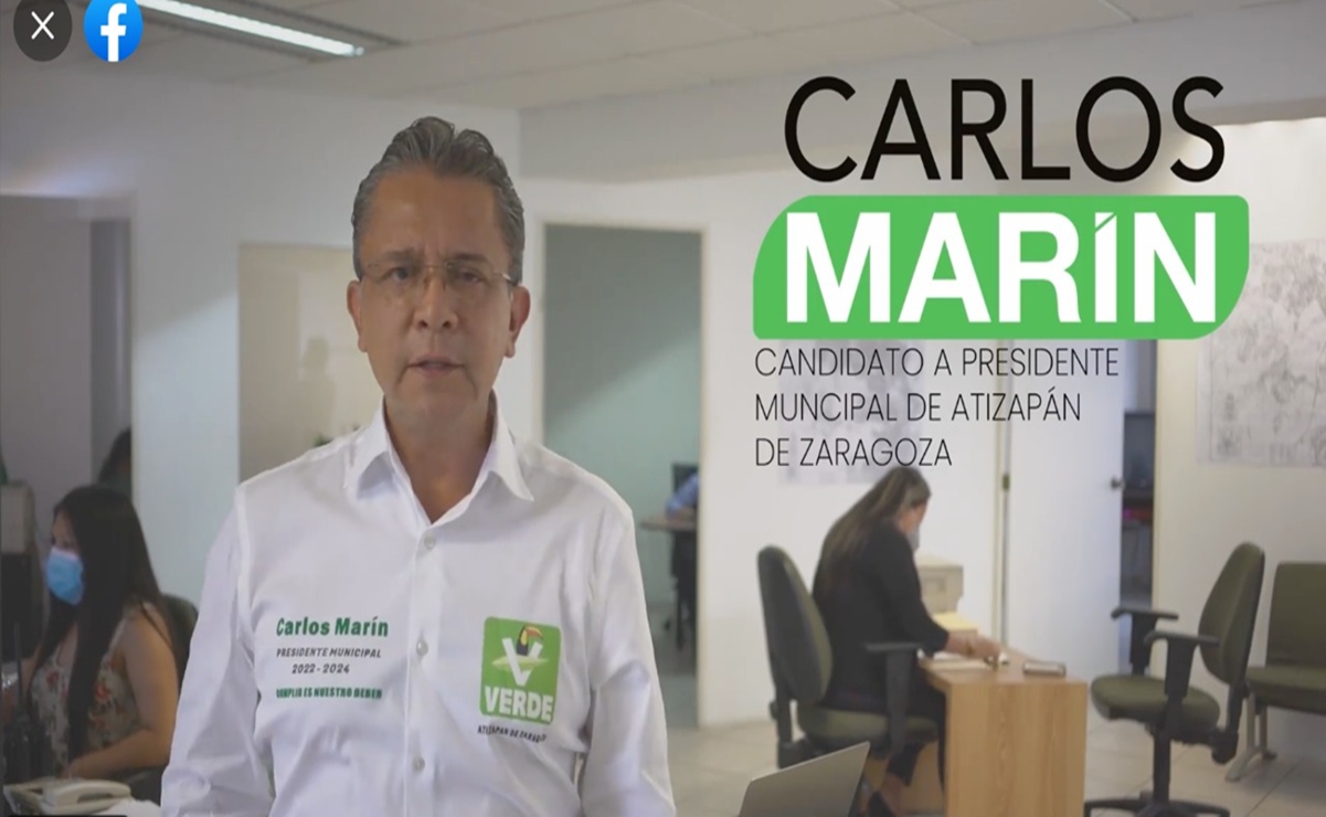 Carlos Marín, candidato a la presidencia municipal de Atizapán por el Partido Verde Ecologista de México (PVEM)
