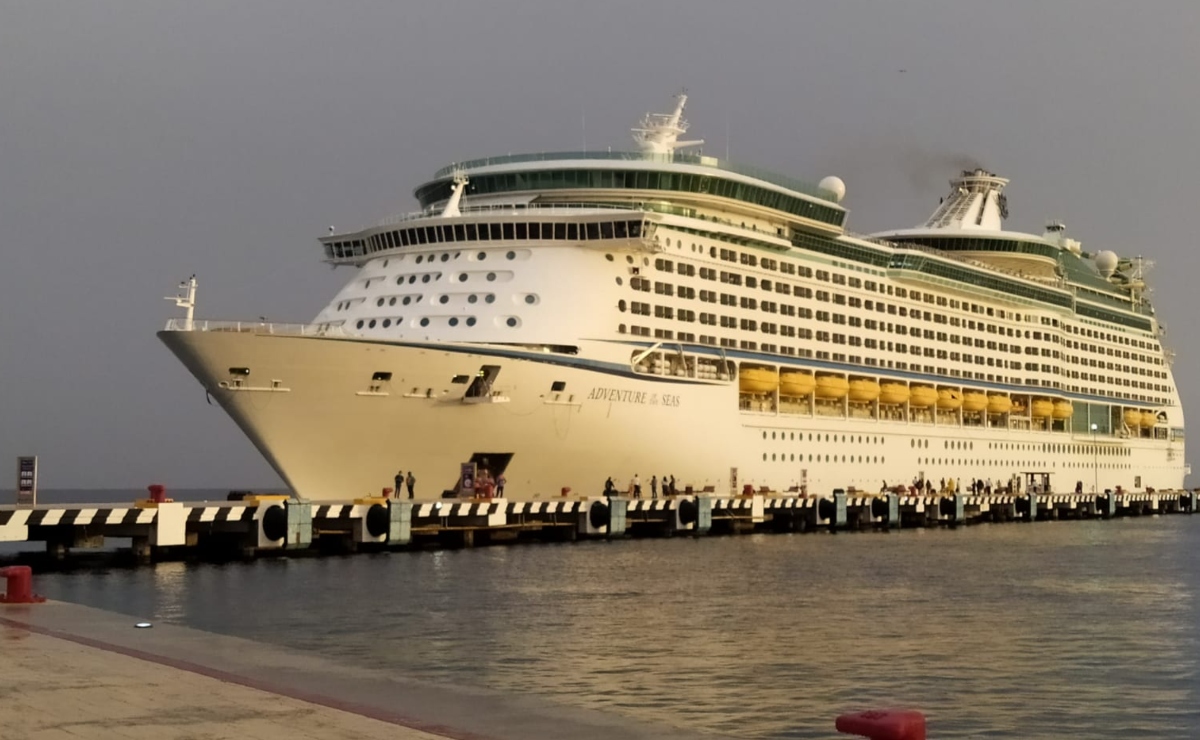Arriba a Cozumel primer crucero después de un año de inactividad por la pandemia Covid-19 