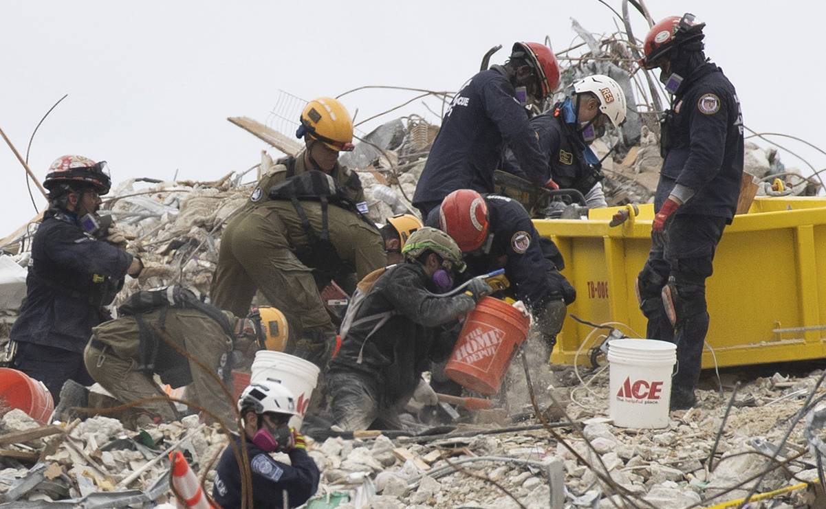 Derrumbe en Miami: ¿Cuánto tiempo puede sobrevivir una persona bajo los escombros?