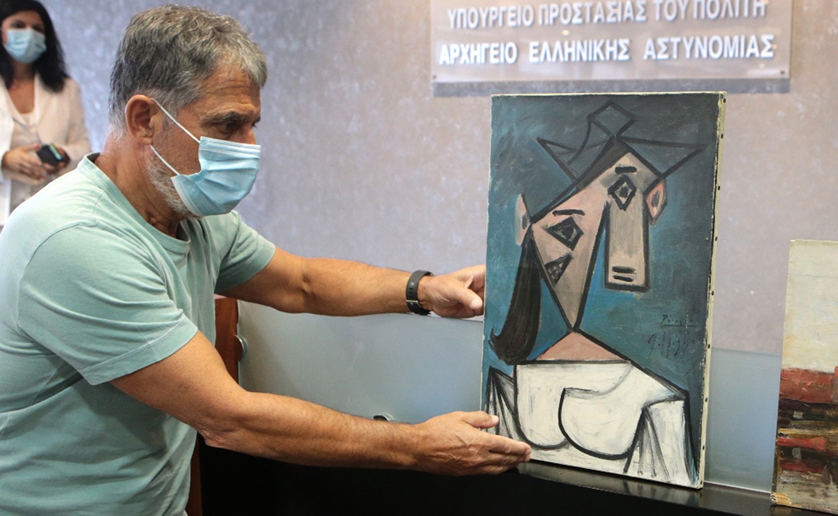 Policía de Grecia, objeto de burlas luego de tirar un Picasso