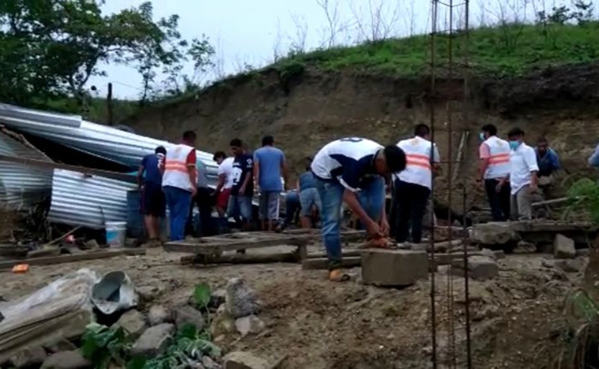 Atienden en hospital a sobrevivientes de derrumbe en San Fernando, Chiapas