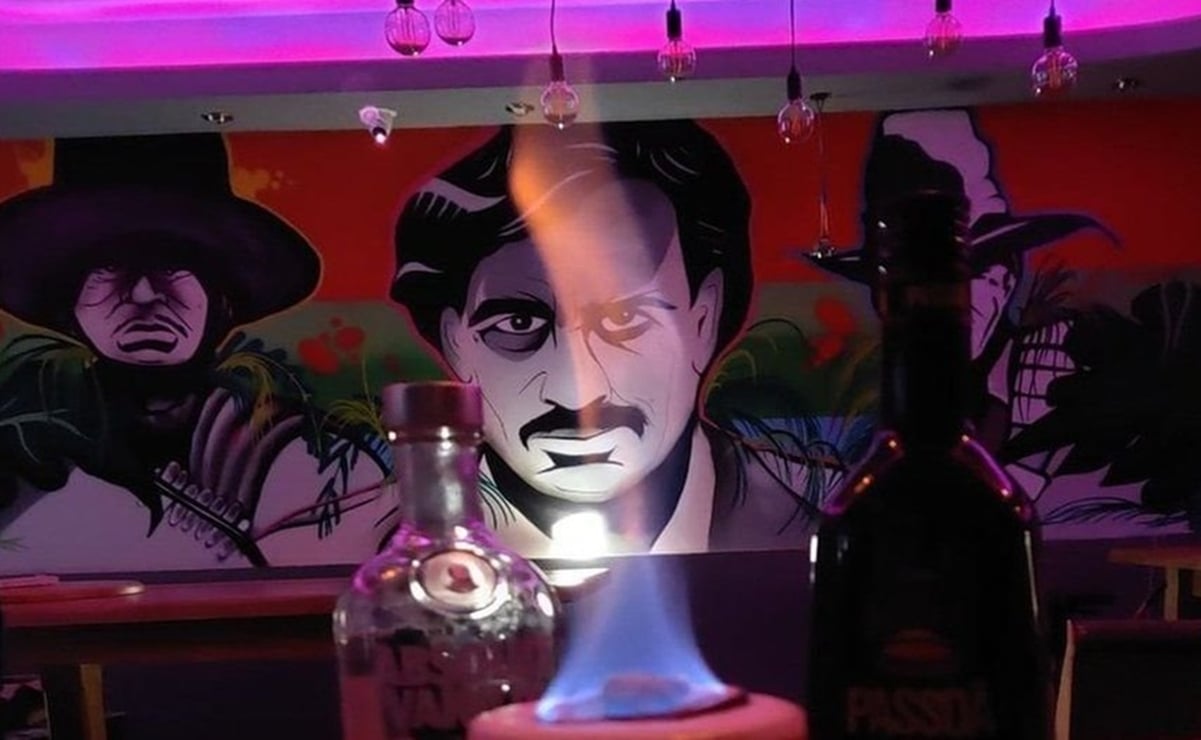 Los dueños aseguran que el mural era para traer un "tema sudamericano" al bar