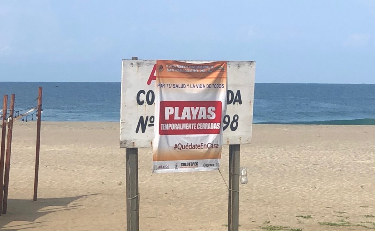Suspensión de playas en la Costa de Oaxaca por Covid-19