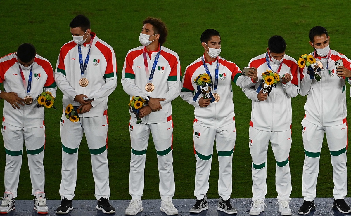 La Selección Mexicana recibió su medalla de bronce en Tokio 2020