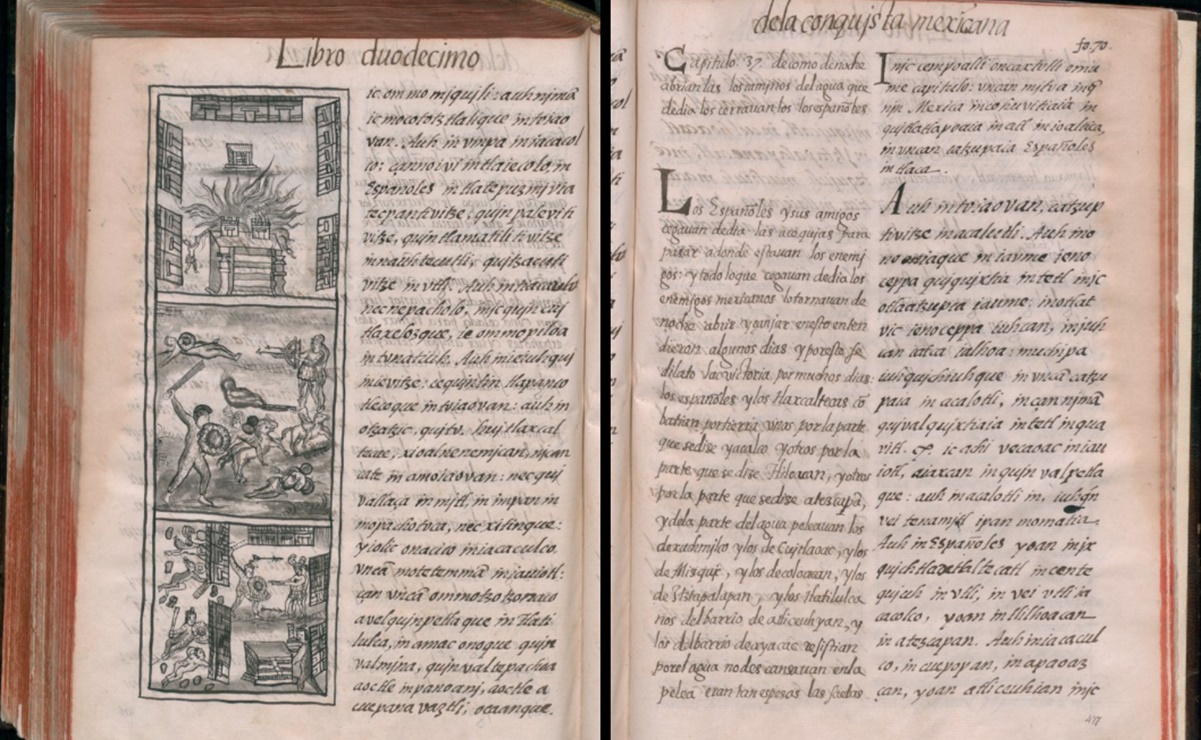 ¿Qué cuenta sobre la Conquista el libro XII Códice Florentino?