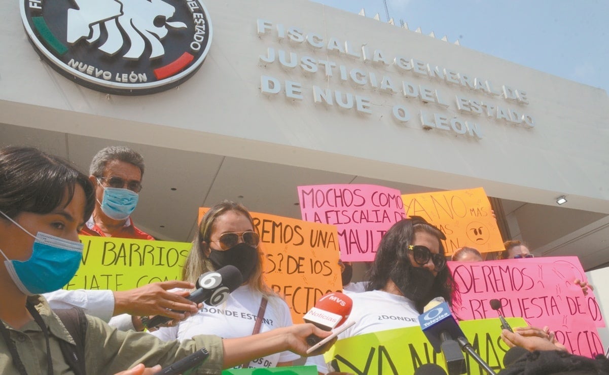 Protesta por desaparecidos en Nuevo León