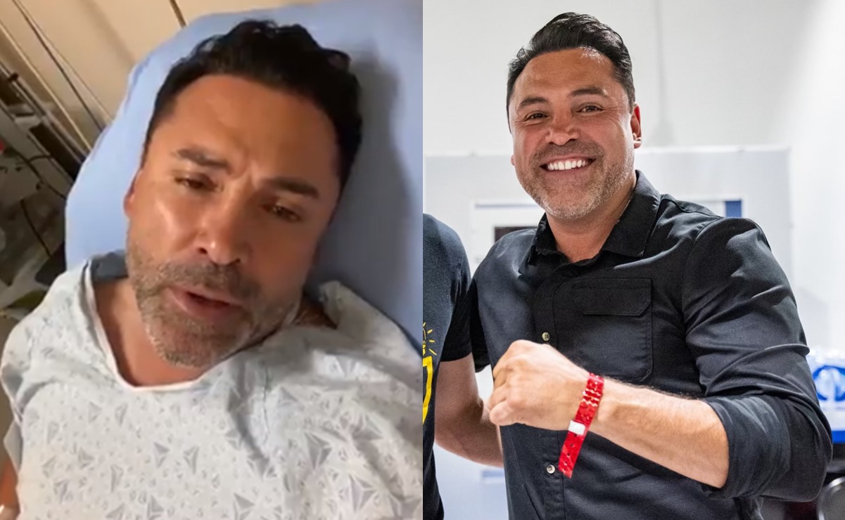 Óscar de la Hoya está hospitalizado por Covid-19