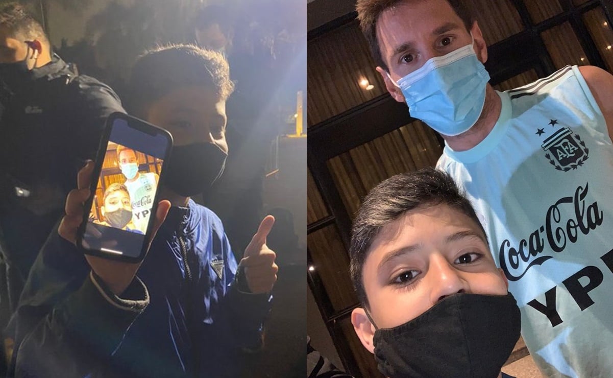 Niño brasileño burló la seguridad y se tomó foto con Messi
