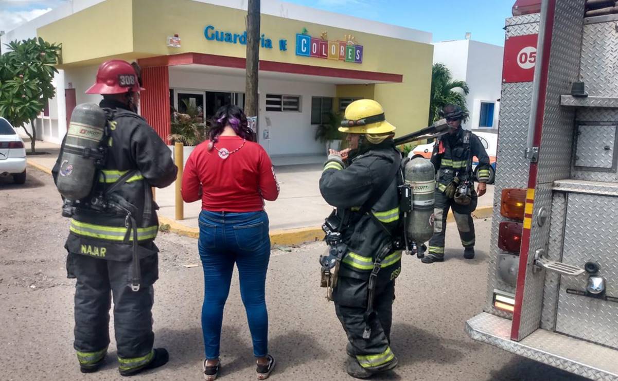 Evacúan a 176 personas de guardería infantil por fuga de gas en Sinaloa