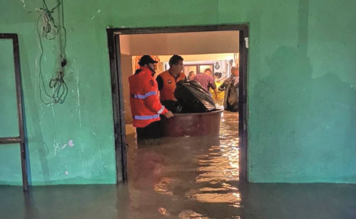 Desbordamiento de río inunda cientos de casas en 4 municipios de Guanajuato