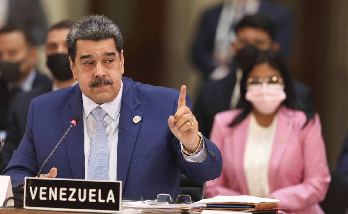 Maduro durante su participación en la Celac