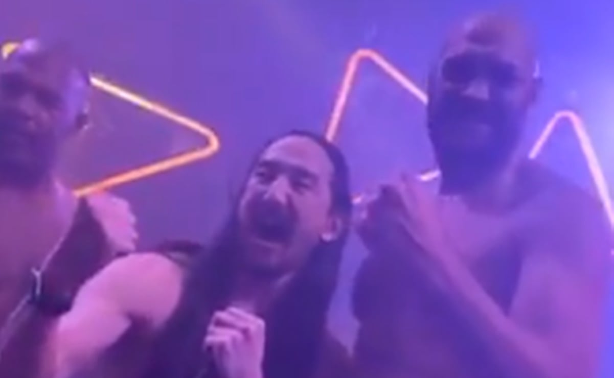 VIDEO: Tyson Fury festeja su triunfo en fiesta con el DJ Steve Aoki
