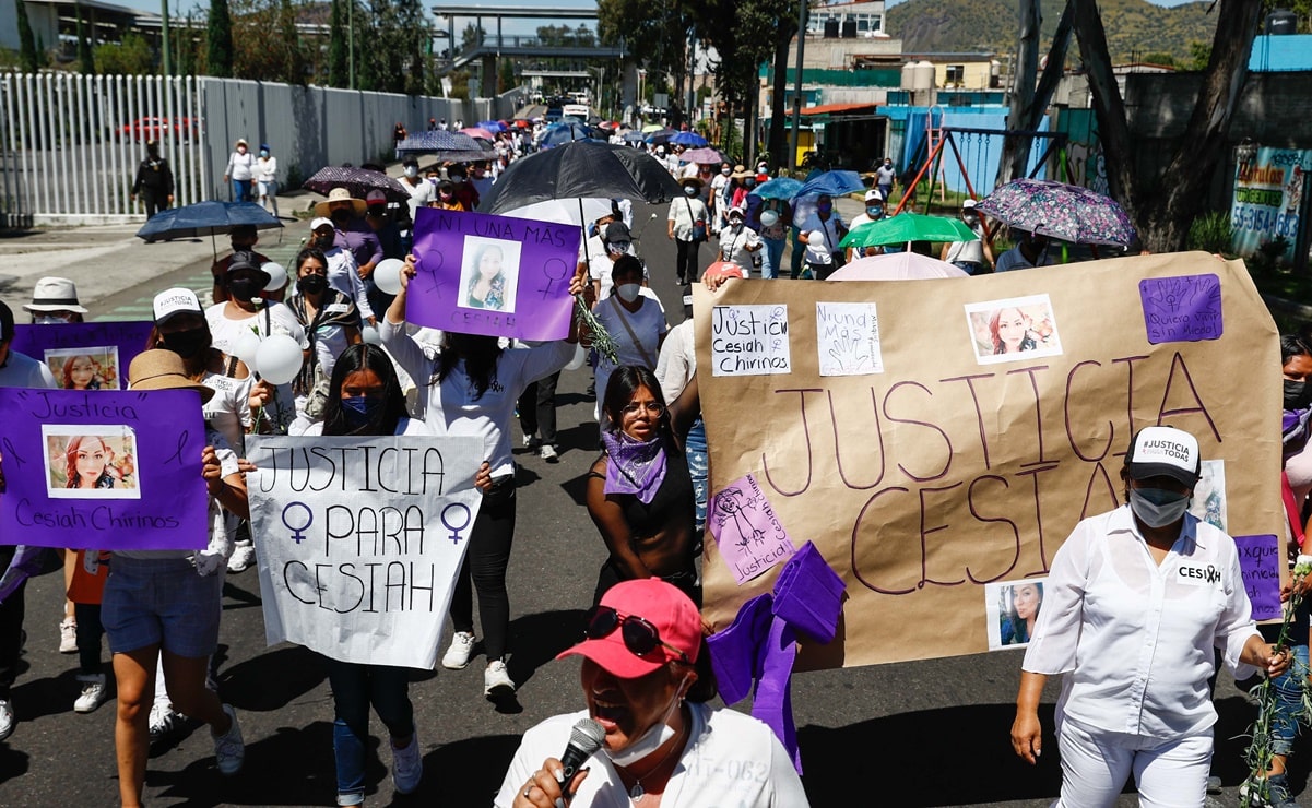 Gritan "justicia" para Cesiah, la joven madre asesinada en Tláhuac