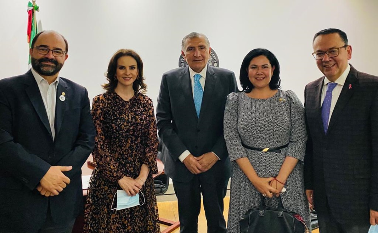 El grupo plural de senadores se reunió con el secretario de Gobernación, Adán Augusto López