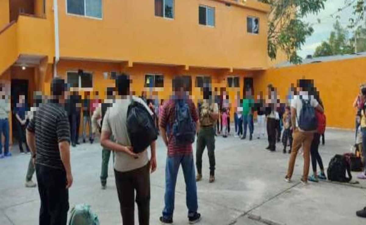 Aseguran a 104 migrantes en Veracruz