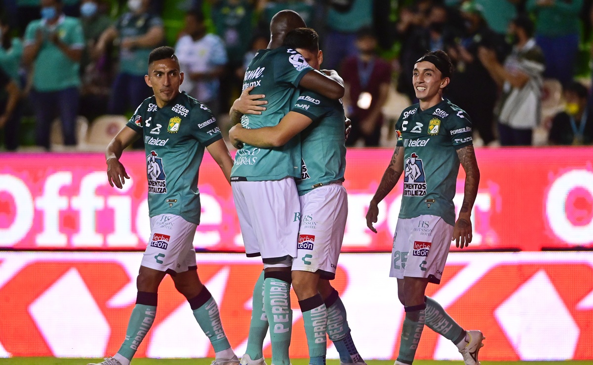 León golea al Necaxa y se mete a la Liguilla del Apertura 2021