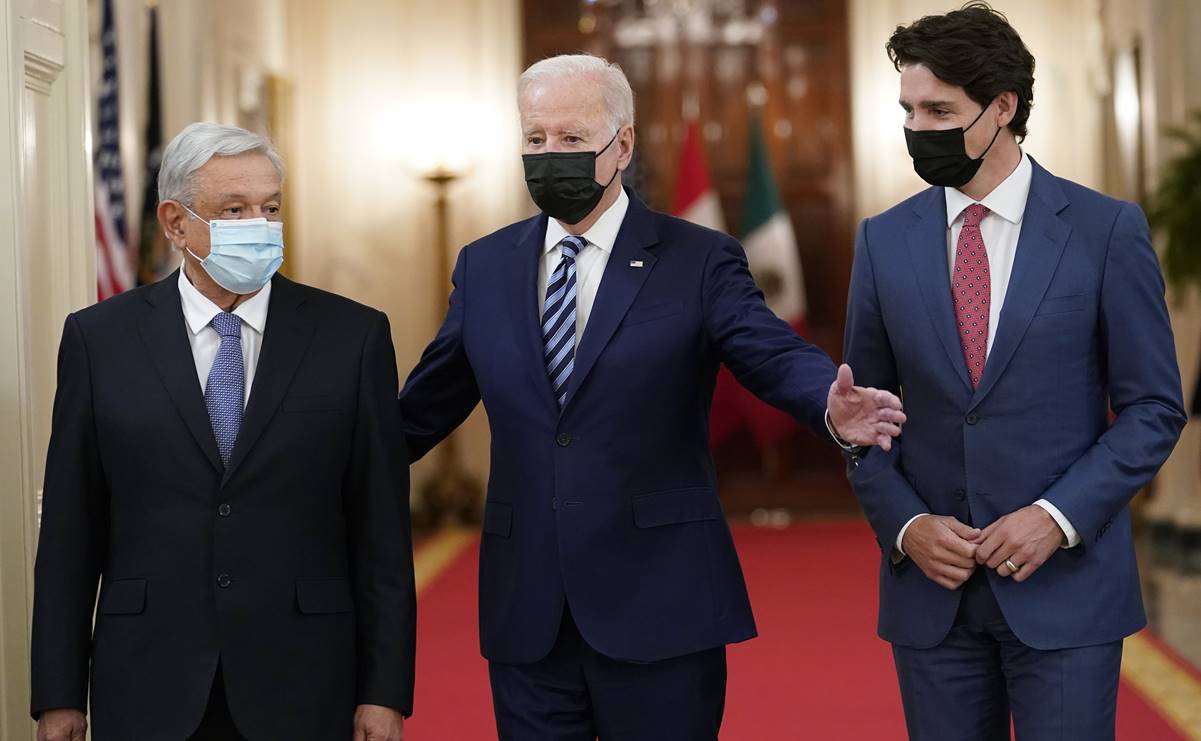 AMLO, Joe Biden y Justin Trudeau inician cumbre trilateral en Washington