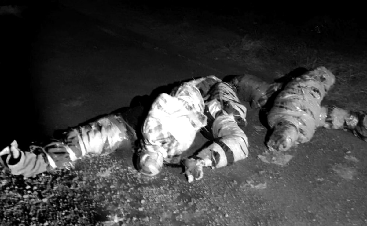 Abandonan cinco cuerpos en Tangamandapio, Michoacán