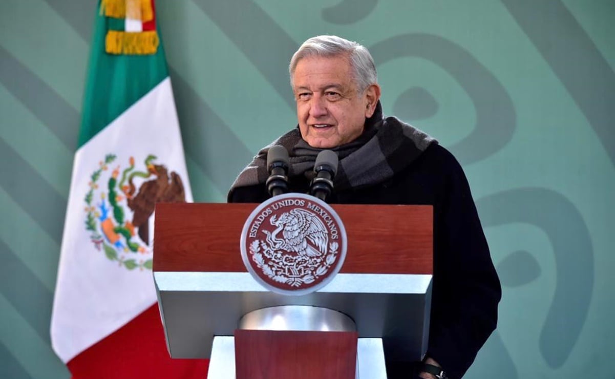 El presidente López Obrador desde Zacatecas, durante la conferencia mañanera