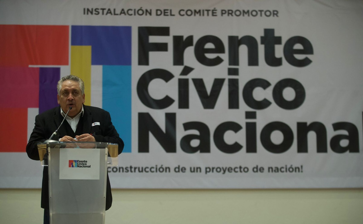 Guadalupe Acosta Naranjo, en la instalación del Comité Promotor del Frente Cívico Nacional