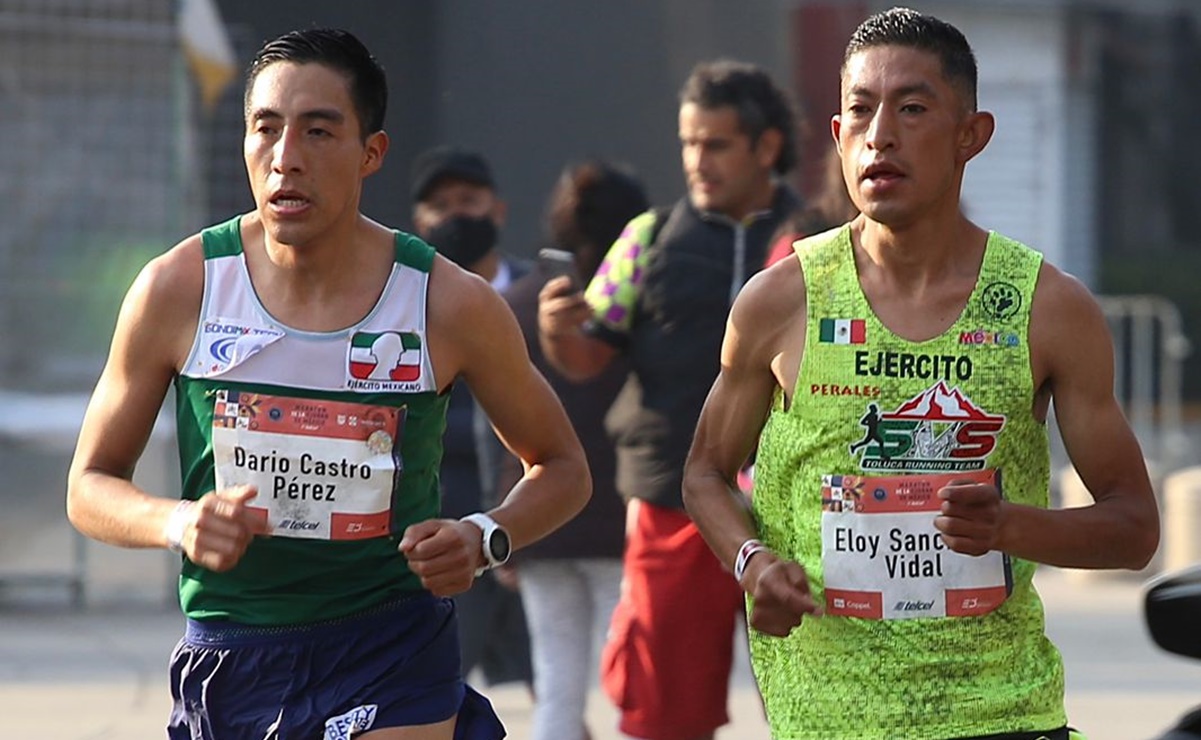 Los mexicanos Darío Castro y Eloy Sánchez protagonizan hazaña en la Maratón de la CDMX