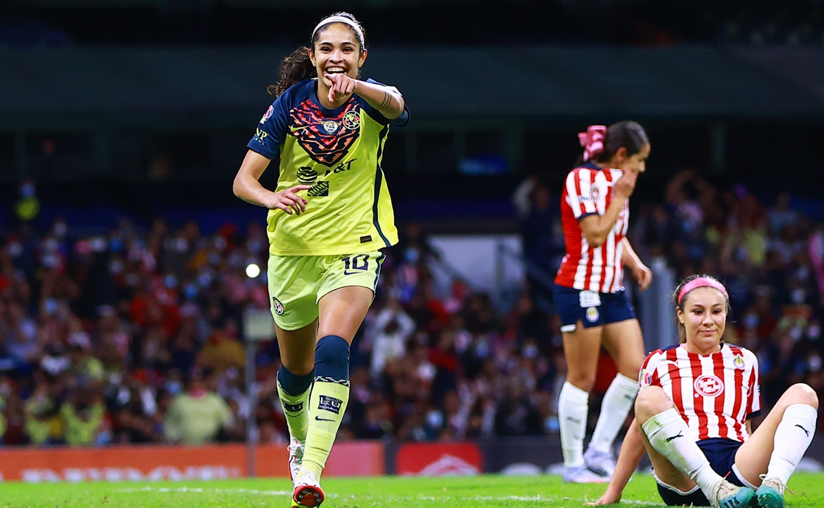 Los goles del América Femenil en la ida de los cuartos de final ante Chivas