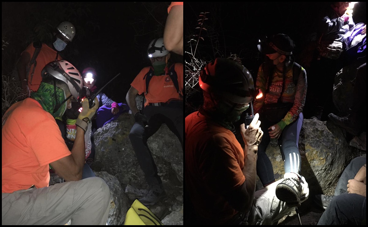 Después de 7 horas, rescatan a dos mujeres extraviadas en el Cerro de la Silla