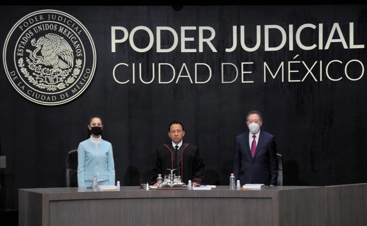 Rafael Guerra rinde su Tercer Informe ante el Tribunal Superior de Justicia de la Ciudad de México