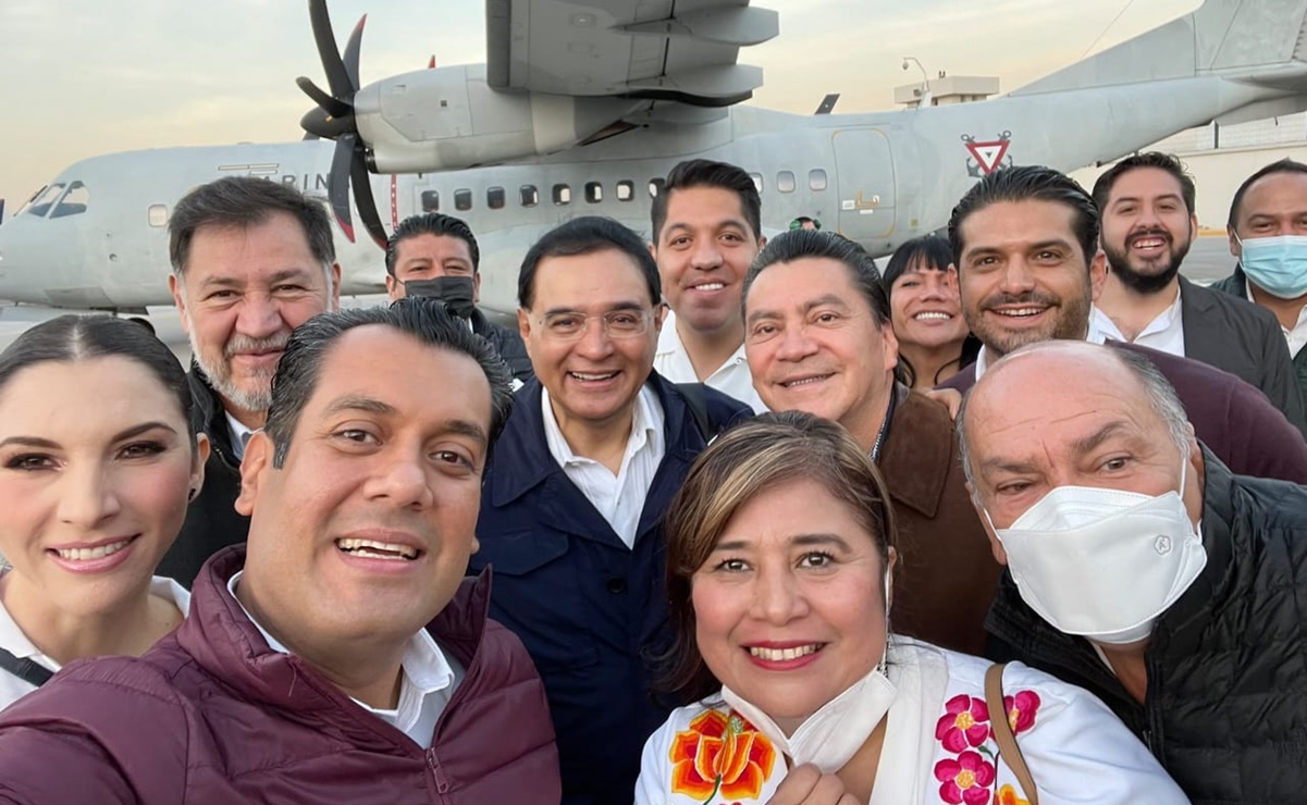 Diputados que participan en el recorrido por el corredor interoceánico del Istmo de Tehuantepec