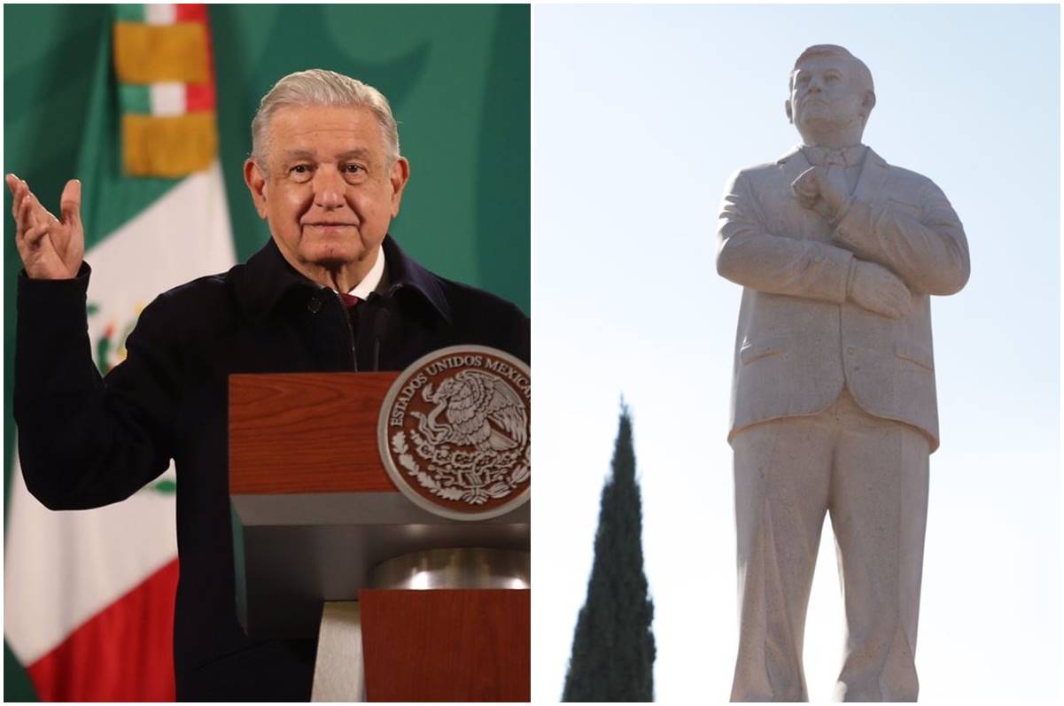 No son necesarias esculturas, tengo el amor de millones de mexicanos: AMLO sobre estatua derrumbada