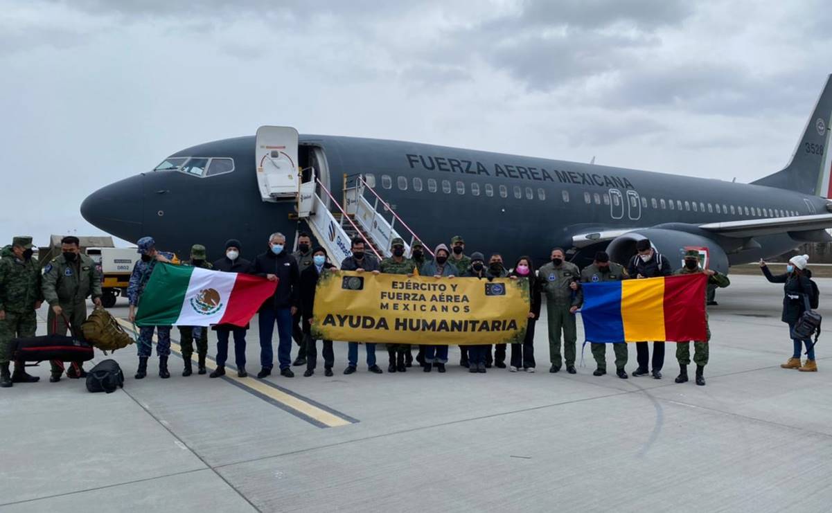 Aterriza avión de la Fuerza Aérea en Rumania para repatriar a mexicanos evacuados de Ucrania