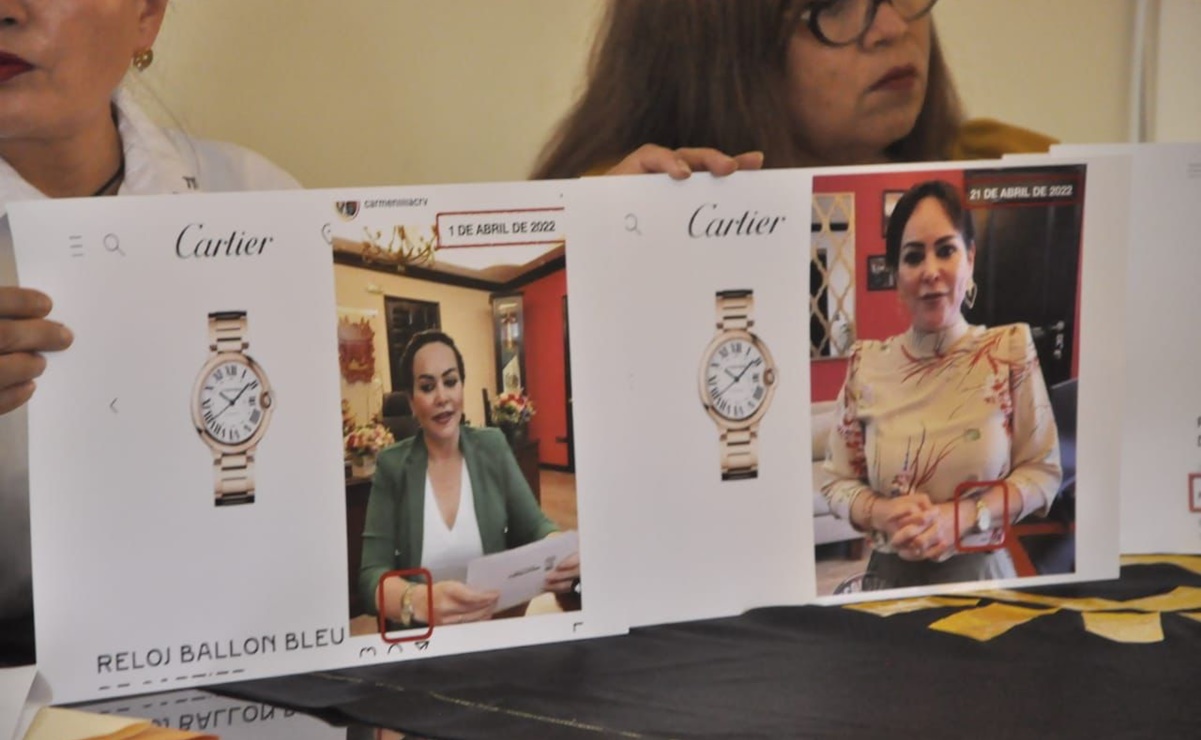 PRD denuncia a alcaldesa de Nuevo Laredo por presumir costoso regalo en redes sociales