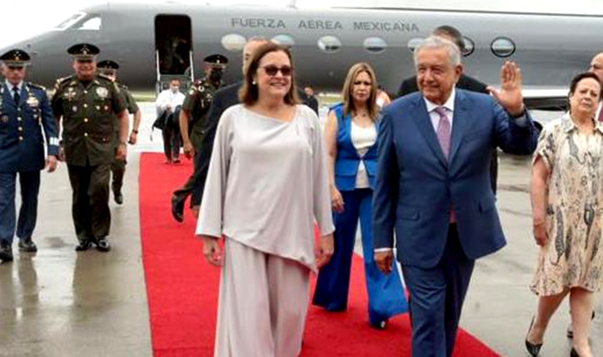 AMLO. Llega a El Salvador para encuentro con el presidente Nayib Bukele