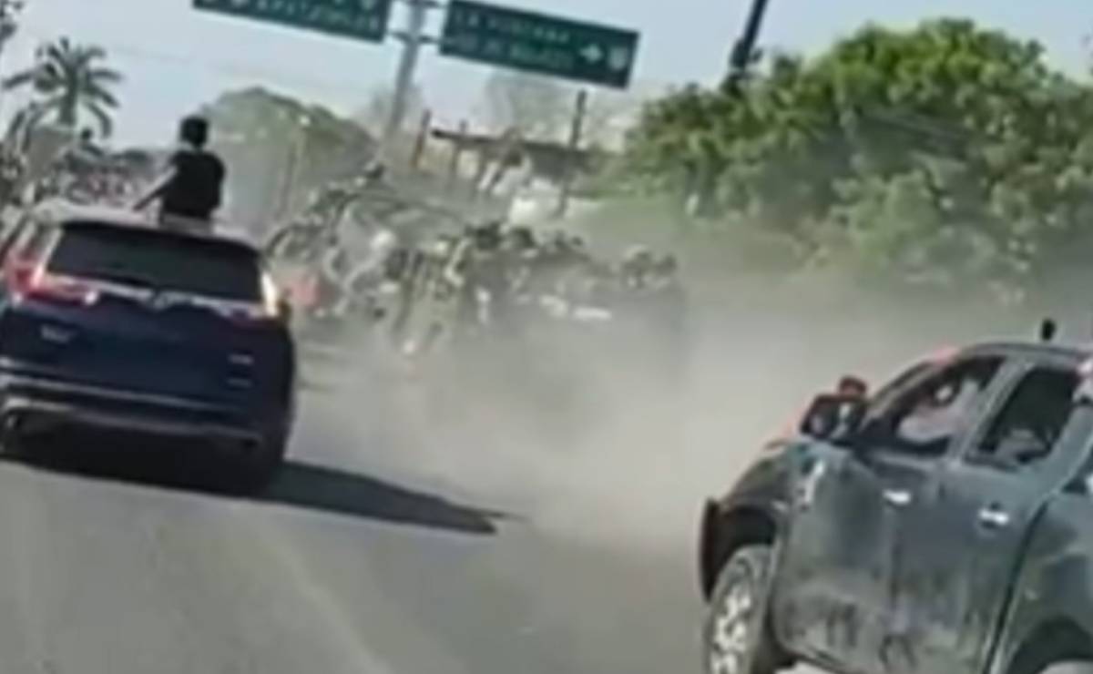 Grupo armado persigue a convoy militar en Nueva Italia, Michoacán